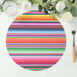 <h3 style="margin-left:0px;"><strong>Festive Dining with Mexican Serape Fiesta Paper Placemats</strong>