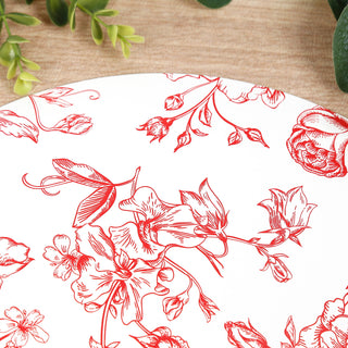 Why Choose Red and White Toile Placemats