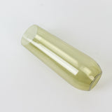 12 Pack Plastic Champagne Glasses in Transparent Dusty Sage Green