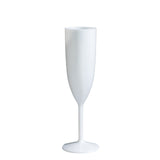 White champagne flute on a plain background. #whtbkgd