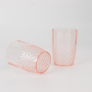 <h3 style="margin-left:0px;"><strong>Durable Plastic Crystal Cut Tumblers</strong>