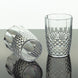 6 Pack | 16oz Clear Crystal Cut Reusable Plastic All-Purpose Cups
