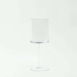 6 Pack Clear Plastic Reusable Cocktail Glasses With Long Stem, 10oz Shatterproof Square Wine