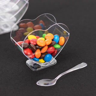 24 Pack Snack Cups with Spoons - Convenient and Mess-Free