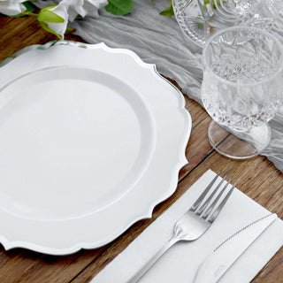 Elevate Your Event with White Plastic Dinner Plates