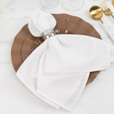 10 Pack 6inch Heavy Duty Disposable Salad Plates with Gold Ruffled Rim, Coffee Brown Disposable