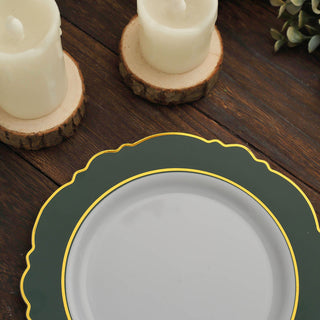 Versatile and Elegant: Plastic Dessert Plates With Gold Rim