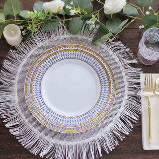 Create a Memorable Event with White Renaissance Plastic Party Plates