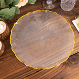 Elevate Your Event with Clear Sunflower Disposable Dinner Plates