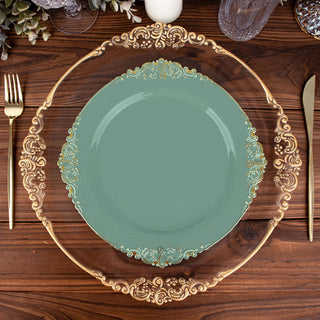 Elevate Your Event with Dusty Sage Green Party Plates