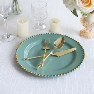 Stylish Dusty Sage Green Plates for Special Occasions