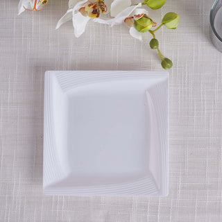 Elevate Your Table Setting with White Square Salad Plates
