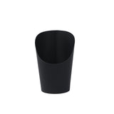 50 Pack 14oz Black Paper Popcorn Box Appetizer Cups, Disposable Snack Cone Cups#whtbkgd