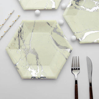 Stylish and Practical Hexagon Disposable Plates