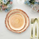 25 Pack | 10inch Natural Rustic Wood Slice Disposable Party Plates