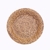 25 Pack Natural Paper Salad Plates With Woven Rattan Print#whtbkgd