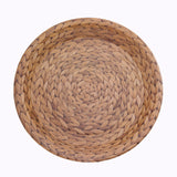 25 Pack Natural Disposable Party Plates With Woven Rattan Print#whtbkgd