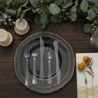 Durable and Versatile Clear Disposable Cutlery Set