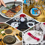 60 Pack Plastic Silverware Set, Dusty Rose Heavy Duty Disposable Sleek Utensil Cutlery