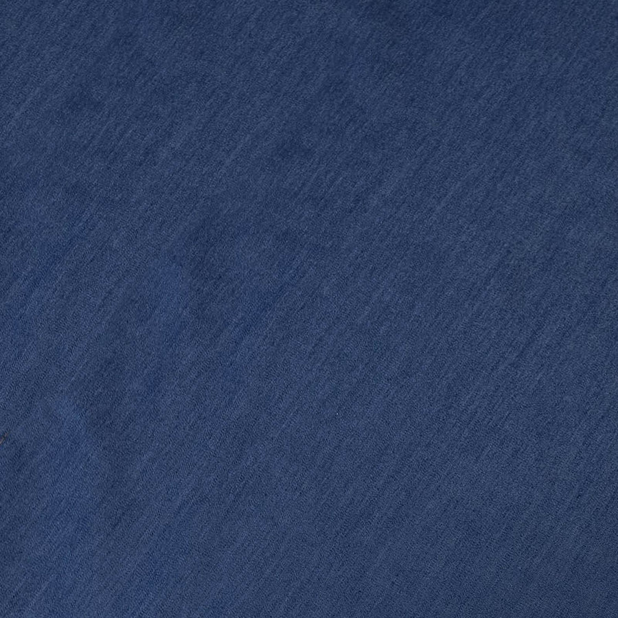 14"x108" Dark Blue Faux Denim Polyester Table Runner#whtbkgd