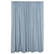 2 Pack Dusty Blue Polyester Event Curtain Drapes, 10ftx8ft Backdrop Event Panels With Rod Pockets