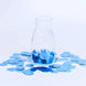 18G Bag | Dusty Blue Round Foil Metallic Table Confetti Dots, Balloon Confetti Decor