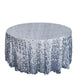 120inch Big Payette Dusty Blue Sequin Round Tablecloth Premium Collection