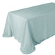90inch x 132inch Dusty Blue Rectangular Tablecloth, Linen Table Cloth With Slubby Textured, Wrinkle 