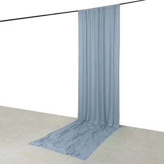 Tranquil Dusty Blue Spandex Drapery Panel