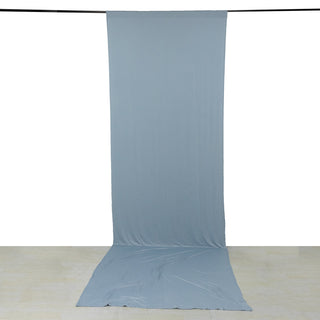 Versatile Stretchable Dusty Blue Backdrop Curtain
