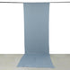 Dusty Blue 4-Way Stretch Spandex Photography Backdrop Curtain with Rod Pockets, Drapery