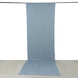 Dusty Blue 4-Way Stretch Spandex Photography Backdrop Curtain with Rod Pockets, Drapery