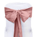 5 PCS | 6" x 108" Dusty Rose Polyester Chair Sash