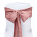 5 PCS | 6" x 108" Dusty Rose Polyester Chair Sash