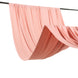 Dusty Rose 4-Way Stretch Spandex Photography Backdrop Curtain with Rod Pocket