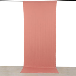 <strong>Stretchable Dusty Rose Curtain Panel</strong>