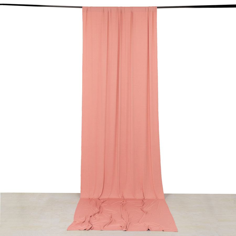 Dusty Rose 4-Way Stretch Spandex Photography Backdrop Curtain with Rod PocketDusty Rose 4-Way Stretc