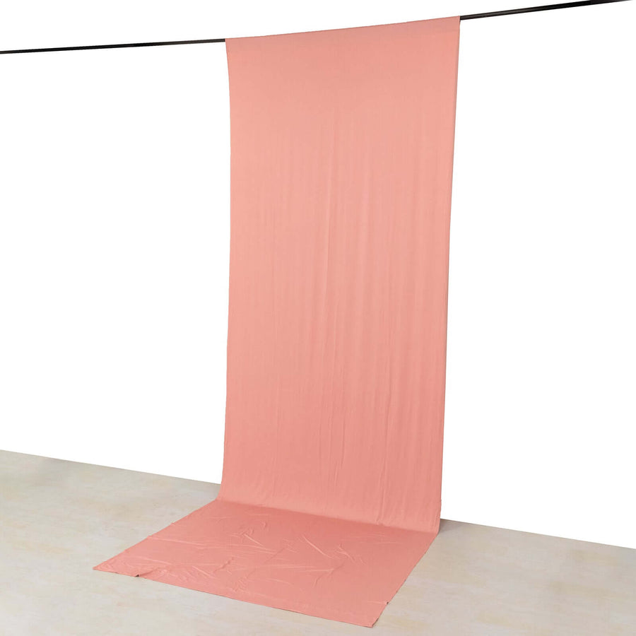 Dusty Rose 4-Way Stretch Spandex Photography Backdrop Curtain with Rod Pocket