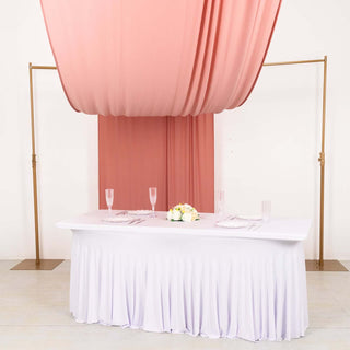 Radiant Dusty Rose Backdrop with Rod Pocket