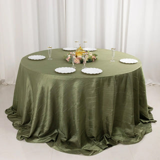 Seamless Dusty Sage Green Taffeta 132 In Tablecloth