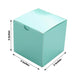 100 Pack | 3inch Easy DIY Turquoise Party/Shower Favor Candy Gift Boxes