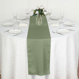 Transform Your Tables with the Dusty Sage Green Polyester Table Runner