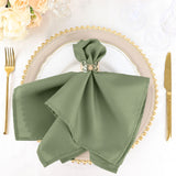 Elevate Your Table Settings with Dusty Sage Green Dinner Napkins