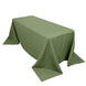 90x132inch Eucalyptus Sage Green 200 GSM Seamless Premium Polyester Rectangular Tablecloth