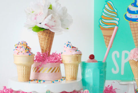 Ice Cream Themed Centerpiece