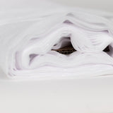 54inchx10 Yards White Minimal Crinkle Chiffon Shiny Fabric Bolt, DIY Craft Fabric Roll