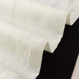 54inch x 10 Yards Ivory Accordion Crinkle Taffeta Fabric Bolt