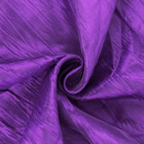 54inch x 10 Yards Purple Accordion Crinkle Taffeta Fabric Bolt#whtbkgd