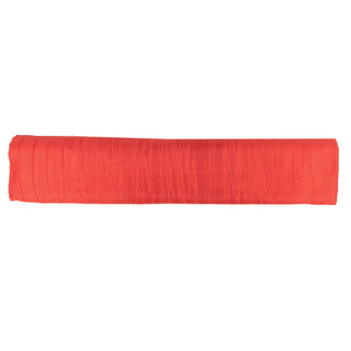 Elevate Your Event Decor with the Red Accordion Crinkle Taffeta Fabric Bolt