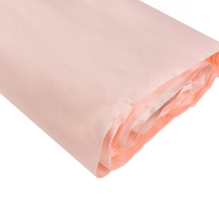 <h3 style="margin-left:0px;"><span style="background-color:transparent;color:#000000;">Luxurious Blush Lamour Satin Fabric Bolt</span>